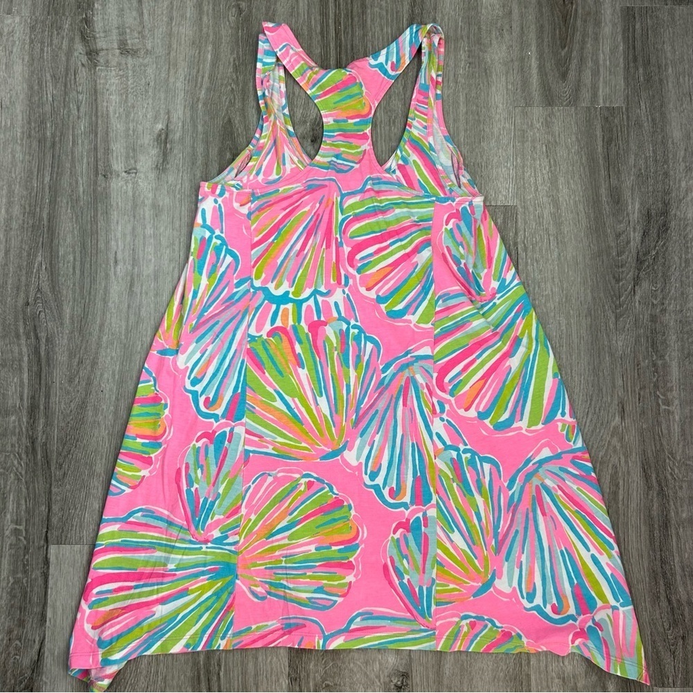 Lily Pulitzer Neon Tropical Vacation Cotton Dress Size Small - Picture 3 of 5